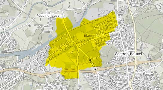 Immobilienpreisekarte Castrop Rauxel Bladenhorst